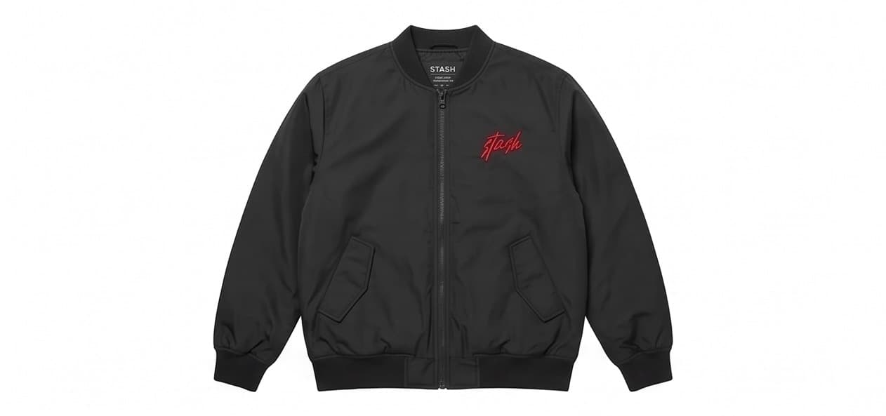 Stash Embroidered Bomber Jacket — image 1