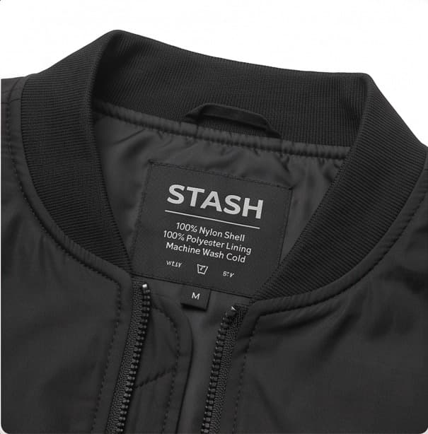 Stash Embroidered Bomber Jacket — image 4