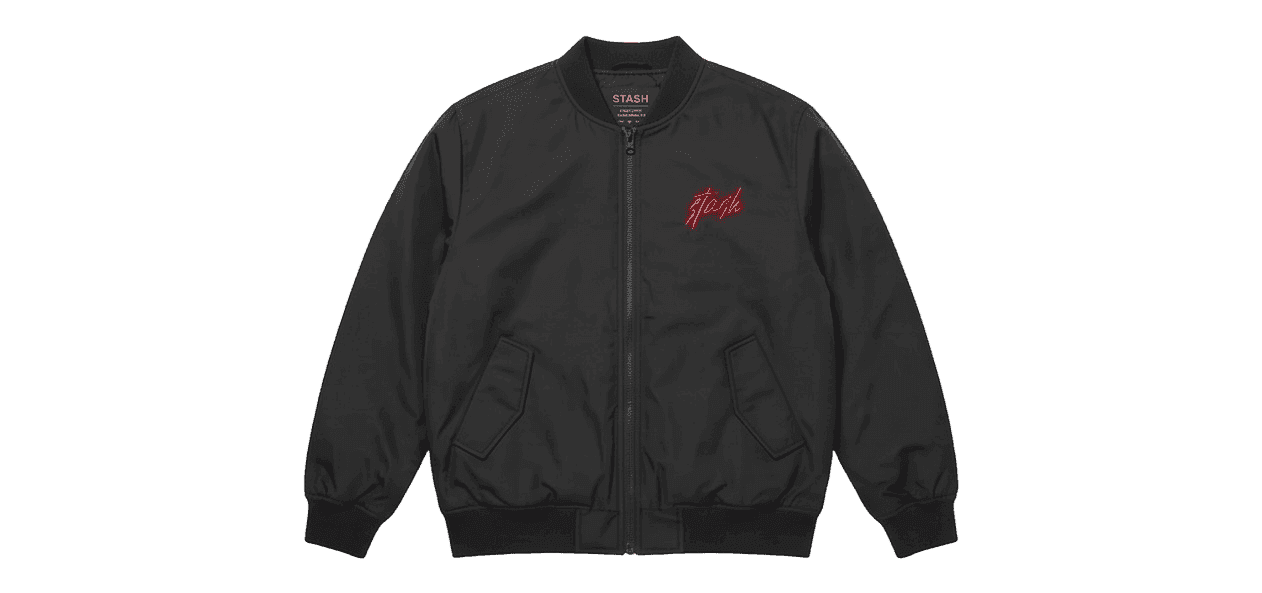 Stash Embroidered Bomber Jacket